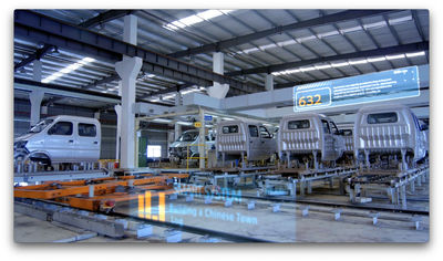 Chongqing Senkai Automobile Sales & Service Co., Ltd. linea di produzione in fabbrica