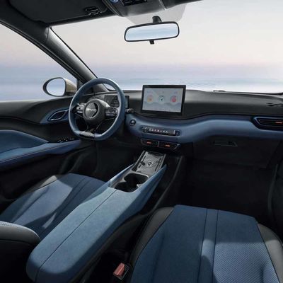 5 posti BYD EV Car Power Saving with Etc. Interni Caratteristiche di energia pulita Auto elettrica Gabbiano marino