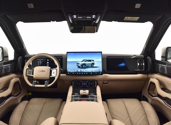 Capacità di posti a sedere per 7/6 e quattro ruote motrici BYD Hybrid Electric Vehicle Leopard 8 SUV di lusso
