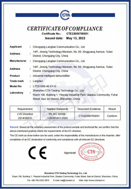 Cina Chongqing Senkai Automobile Sales & Service Co., Ltd. Certificazioni